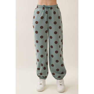 Dot About It Polka Dot Sweatpants - Sugar Co.