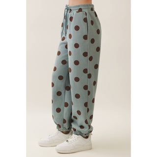 Dot About It Polka Dot Sweatpants - Sugar Co.
