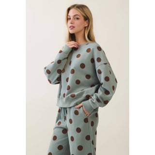 Dot About It Polka Dot Sweatpants - Sugar Co.