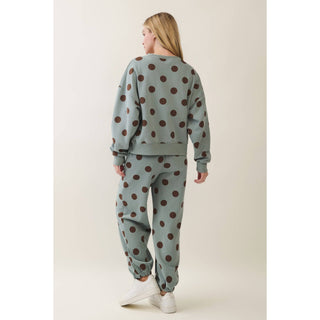 Dot About It Polka Dot Sweatpants - Sugar Co.