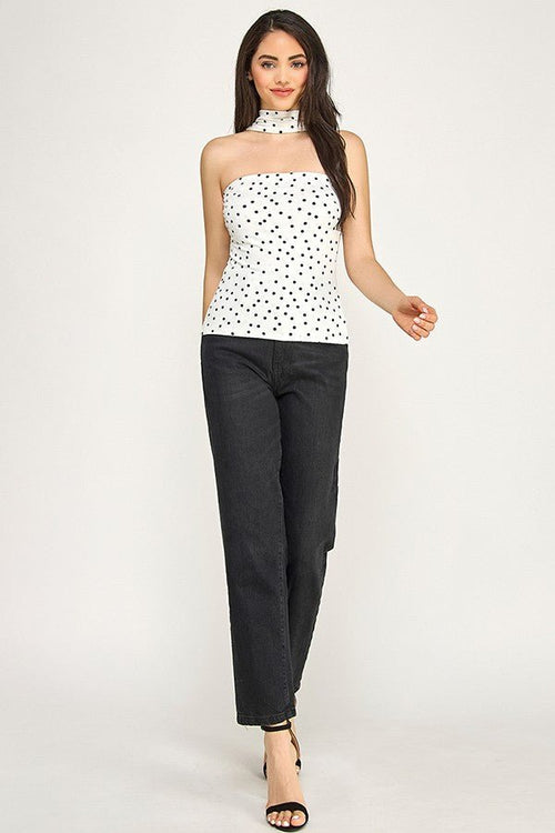 Dot & Drape Top - Sugar Co.