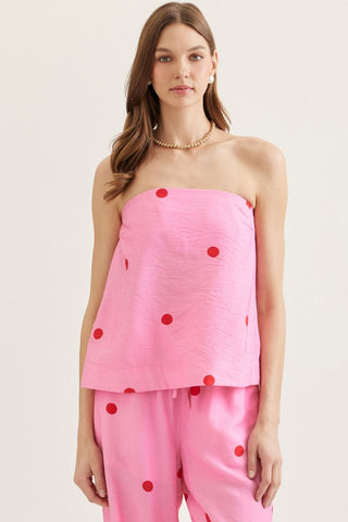 Dottie Darling Strapless Top - Sugar Co.