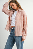 Beth button Up Brick