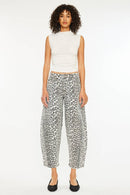 Savannah Leopard Horeshoe Jean
