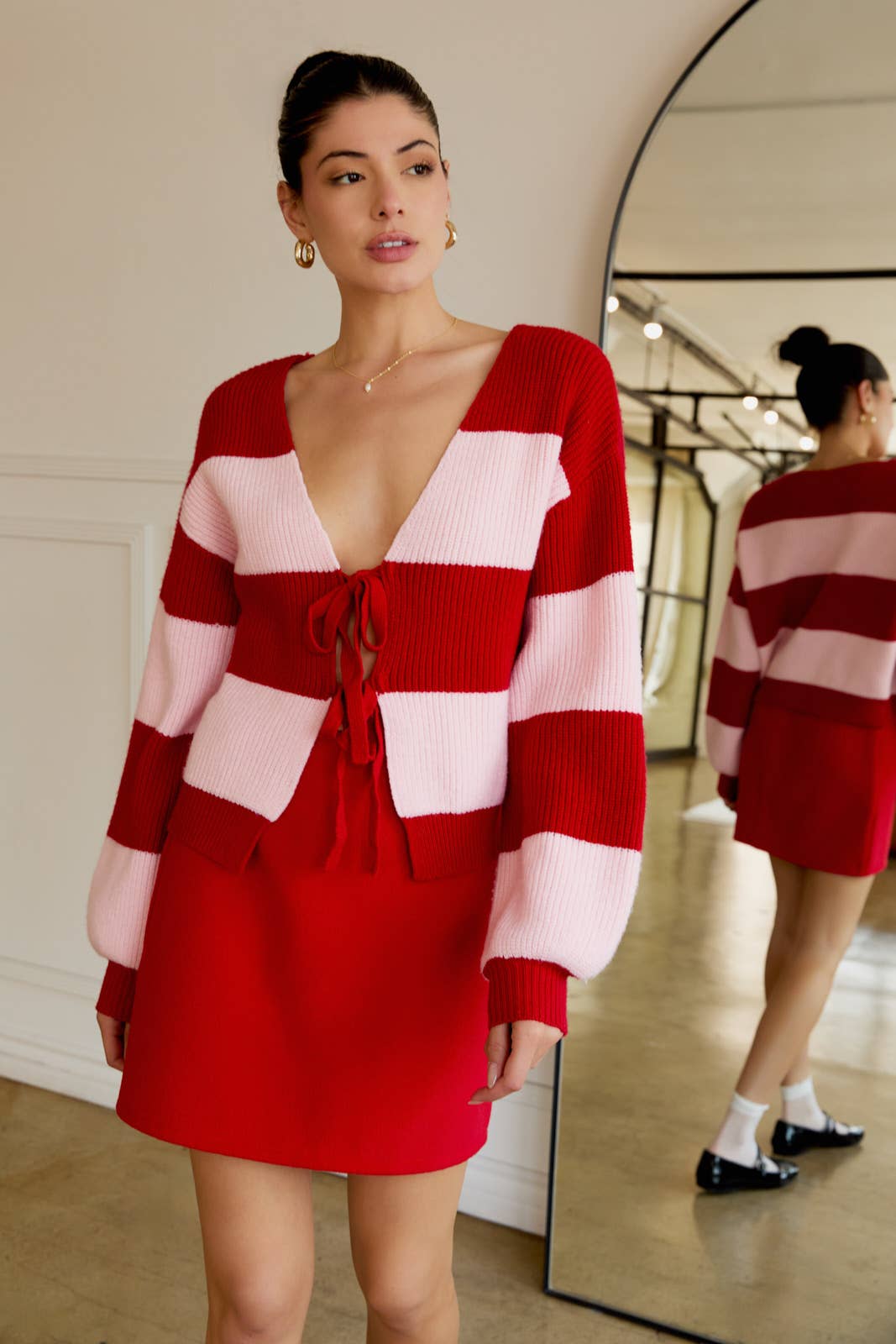 Berry Twist Cardi