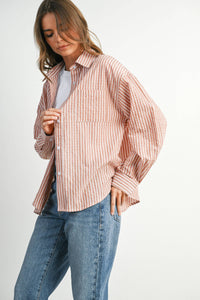 Beth button Up Brick