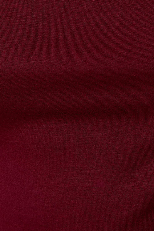 Winter Romance Top Burgundy
