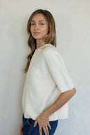 Cherie Cardigan: Tomato Red