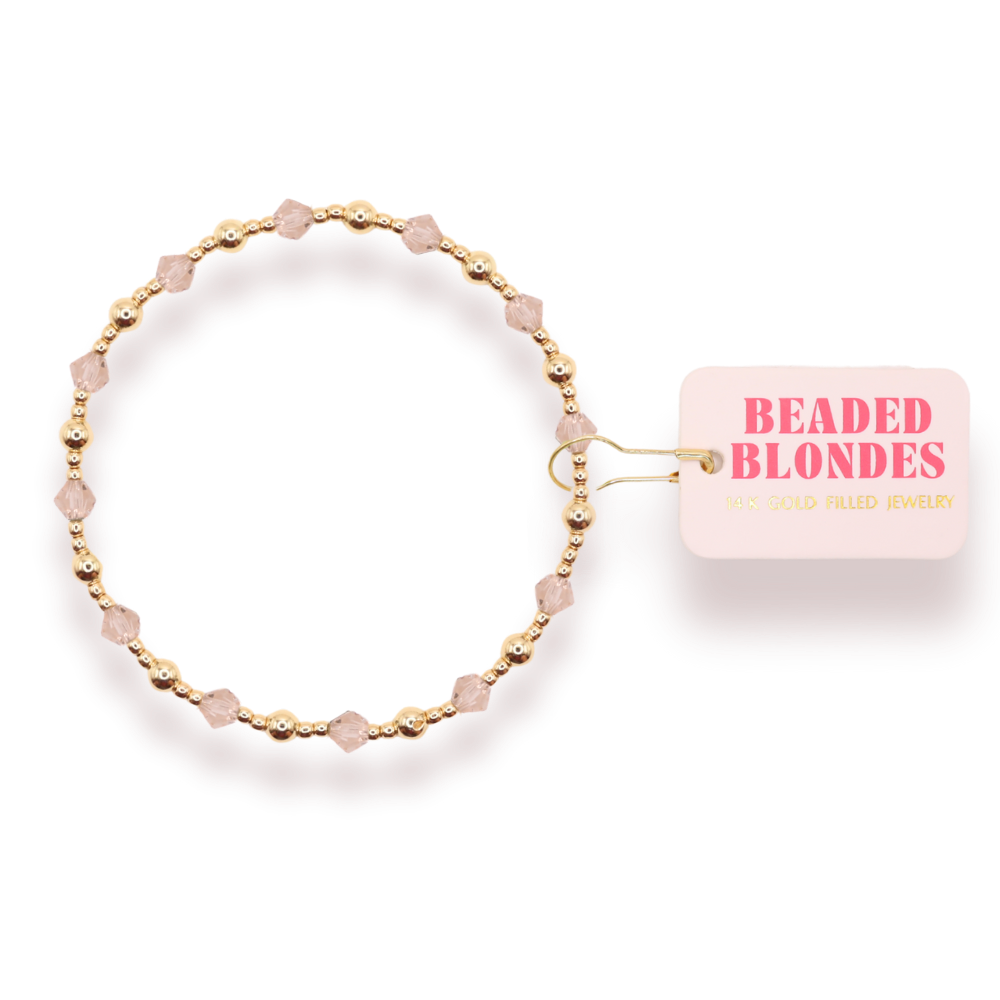Champagne June Bracelet: Standard 6.75 inch