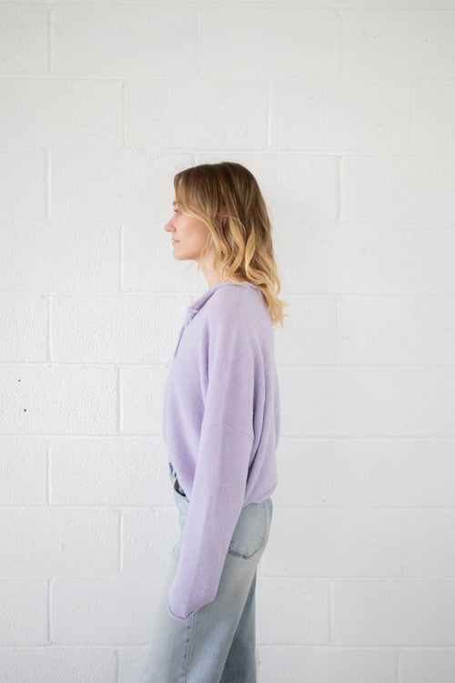 Lavender Piper Cardigan Lavender