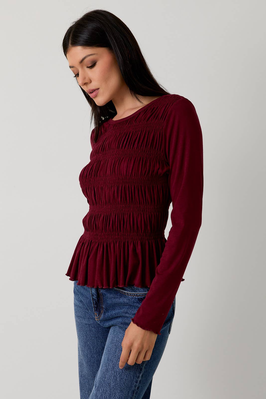 Luxe Smocked Top