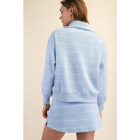 On The Go Pullover Frost Stripe PreOrder