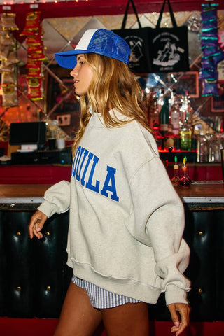 Tequila Reversible Mock-Neck Sweatshirt