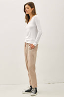 Essential Long Sleeve Dark Taupe