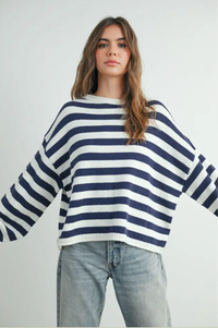 Lemon Striped Sweater