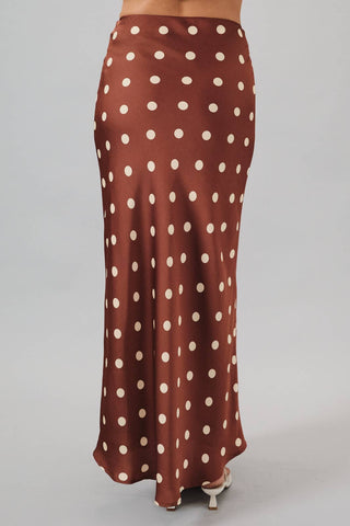 The Dot On Midi Skirt