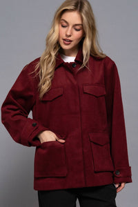 Burgundy Bliss Jacket