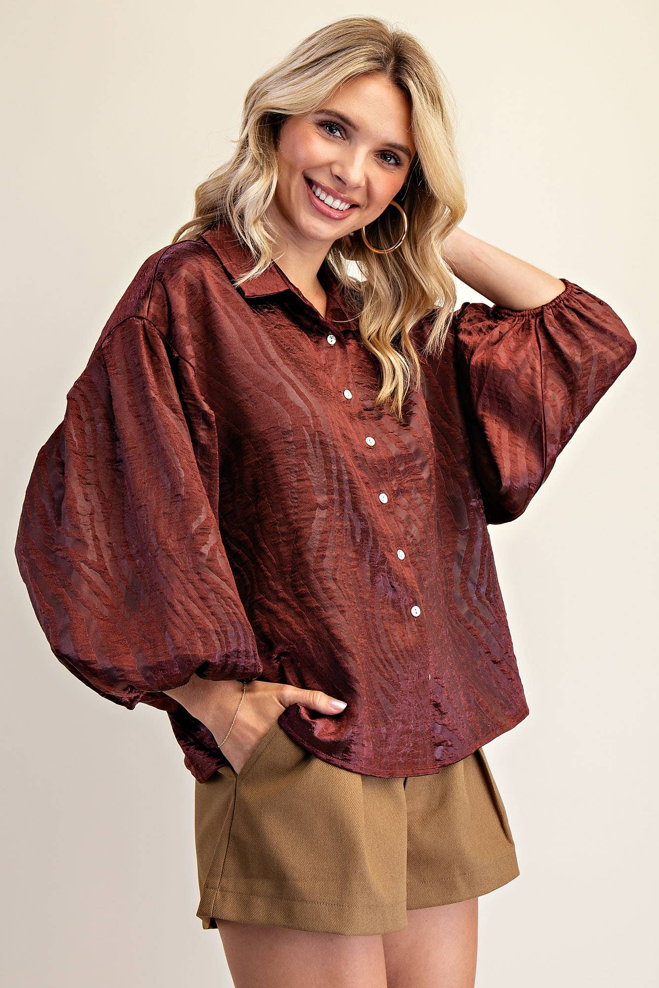 Bettie Button Down Shirt