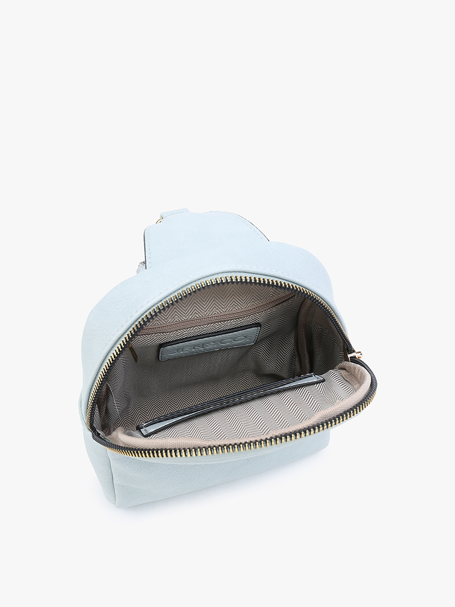 Ellen Sling Bag with Removable Guitar Strap: Sand
