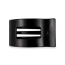 Flat Rectangle Hair Clip | Medium | Jet Black