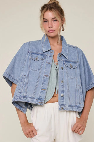 Easy Does It Denim Jacket - Sugar Co.
