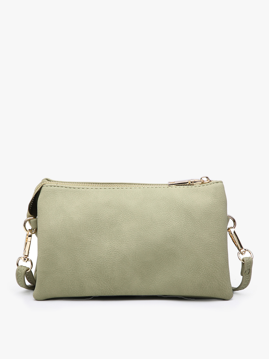 Riley Crossbody & Wristlet Grey