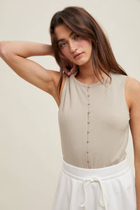 Top Priority Tank Taupe
