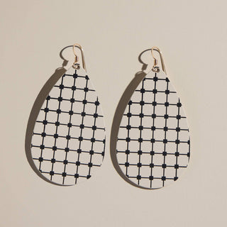 Ecru Quilted Teardrops: Gold / S - Sugar Co.