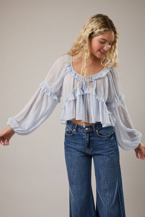 Rowdy Ruffle Blouse