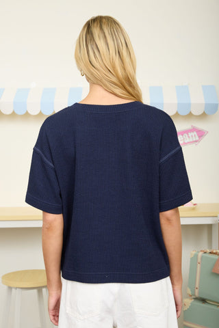 Effortless Boxy Top - Sugar Co.