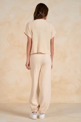 ELAN | Cap Sleeve Ribbed Pocket Sweater - Sugar Co.