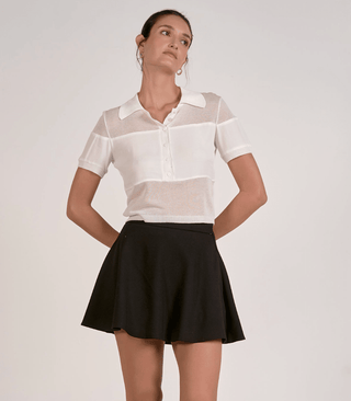 ELAN | Gigi Sheer Polo - Sugar Co.