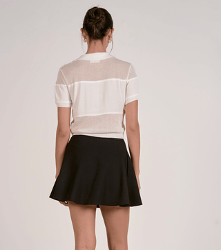 ELAN | Gigi Sheer Polo - Sugar Co.