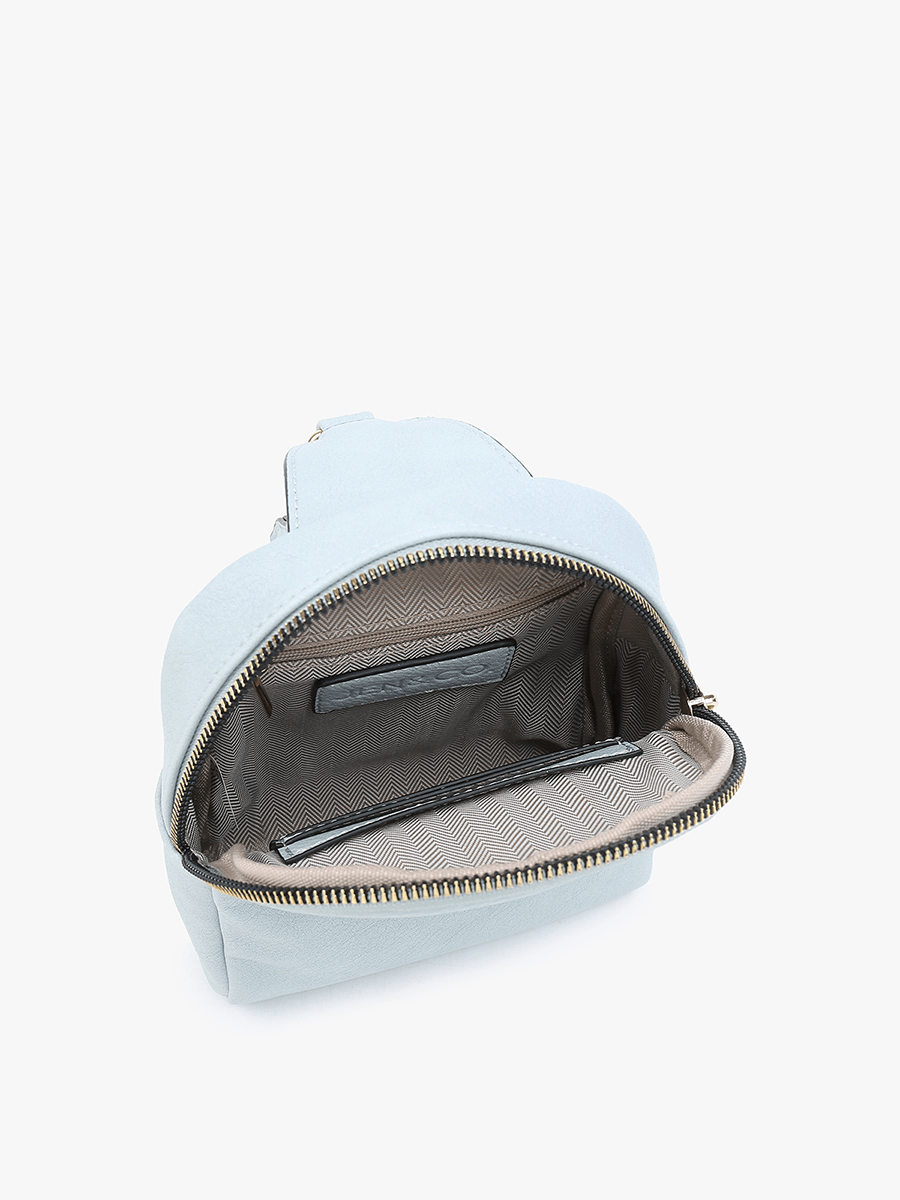 Ellen Sling Bag with Removable Guitar Strap: Sand - Sugar Co.