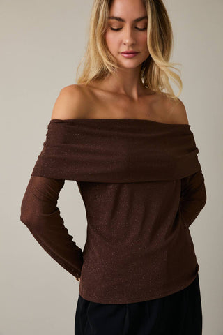 Ember Metallic Top - Sugar Co.