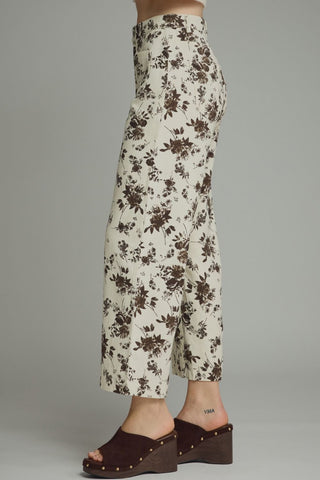Delaney Floral Wide-Leg Pants