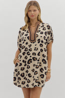 Mila Animal Print Dress