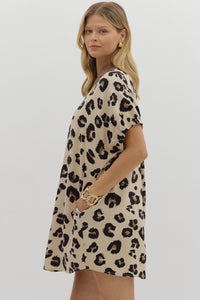 Mila Animal Print Dress