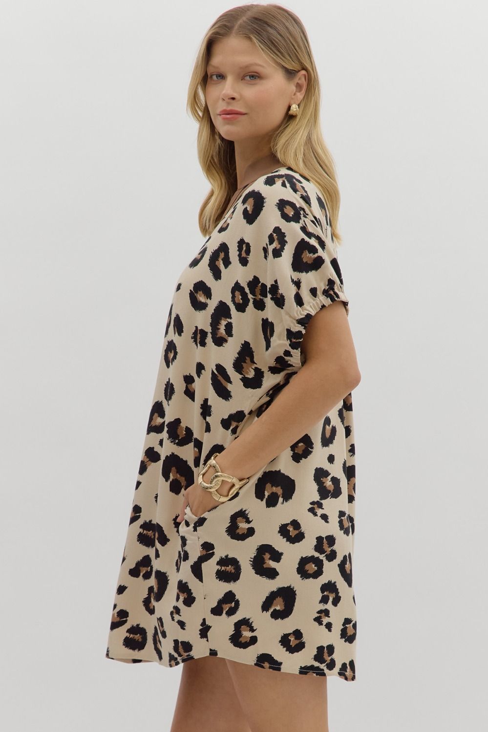 Mila Animal Print Dress