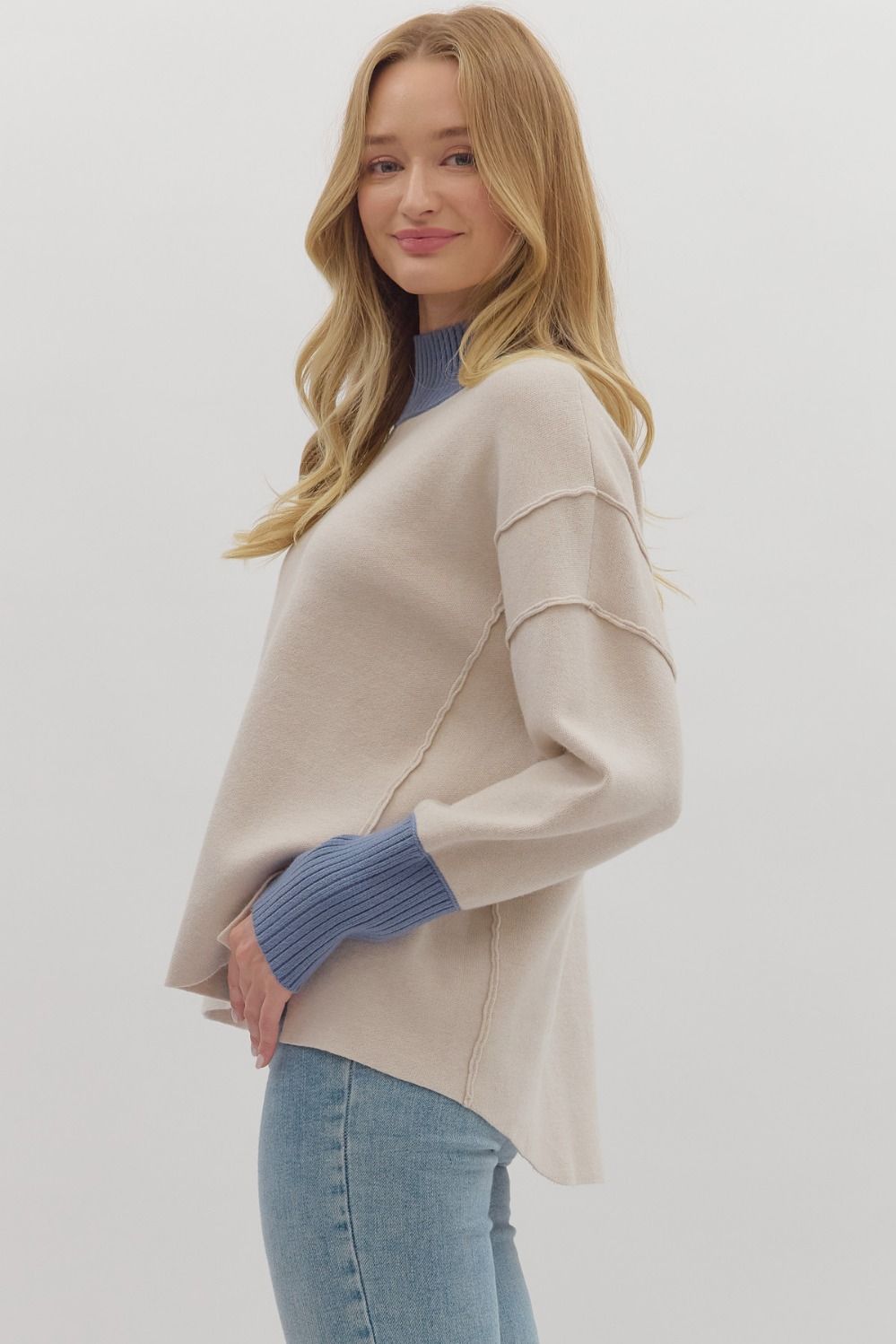 Bluebell Trim Sweater