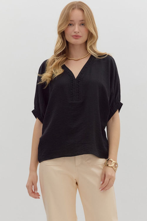 Goldie Top Black