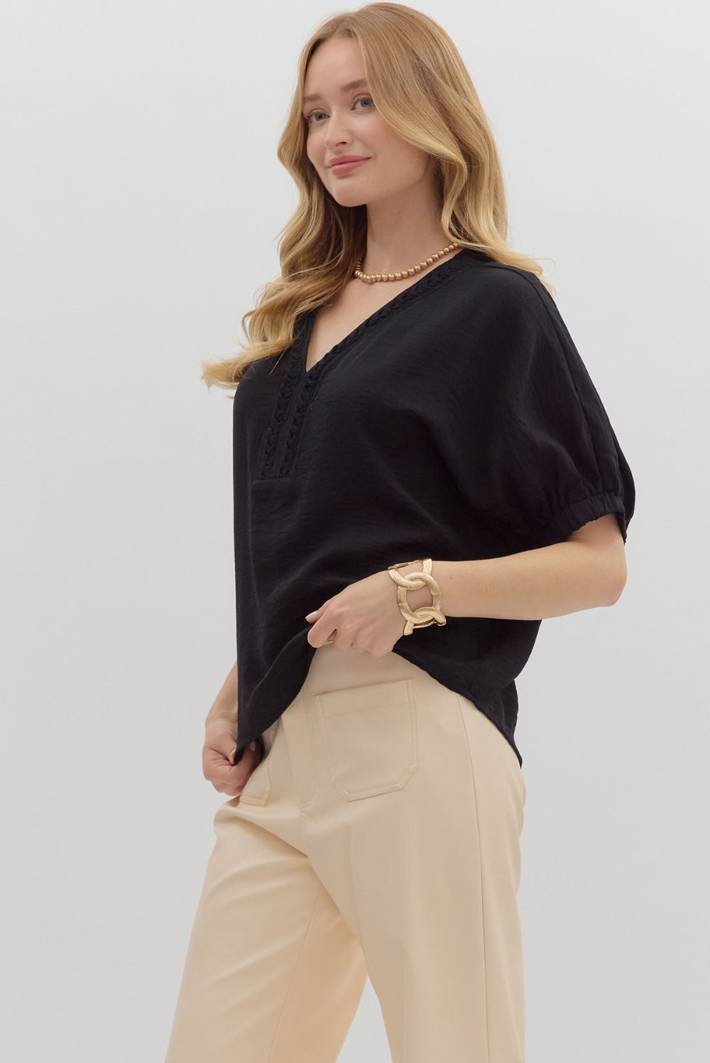 Goldie Top Black