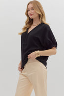 Goldie Top Black