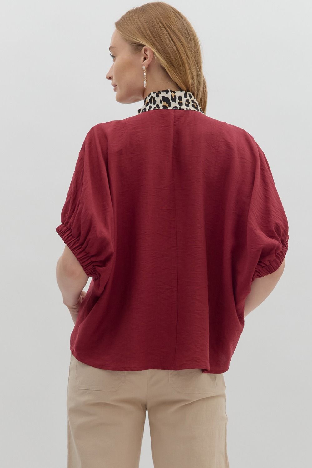 Parker Top Burgundy