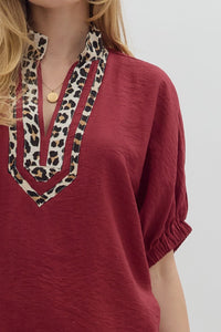 Parker Top Burgundy