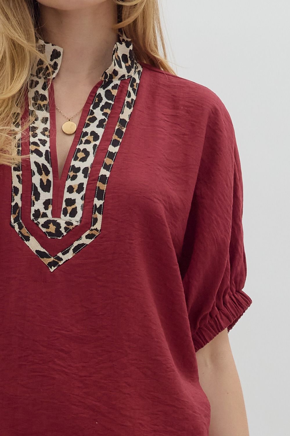 Parker Top Burgundy