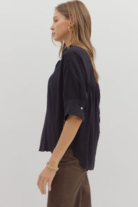 Wild Contrast Top