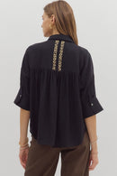 Wild Contrast Top