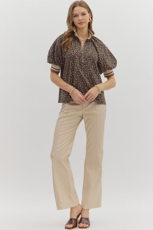 Georgia Leopard Top