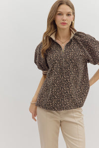 Georgia Leopard Top
